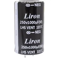 1000 UF 250V 105*C 30*50 Liron — Liron