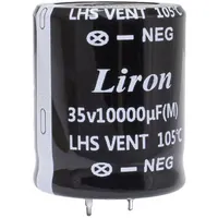 10000 UF 35V 105*C 30*35 Liron — Liron