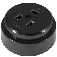 РШ 2P+PE 250В черная — RUICHI