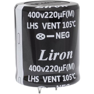 220 UF 400V 105*C 30*35 Liron
