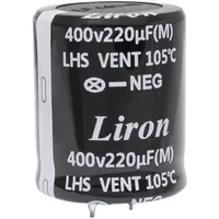 220 UF 400V 105*C 30*35 Liron — Liron