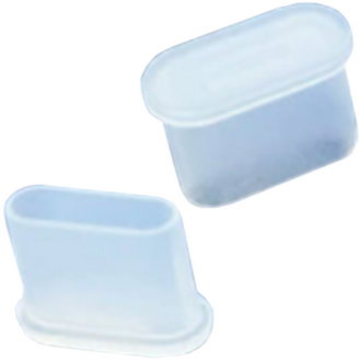 Rubber cover TYPE-C transparent