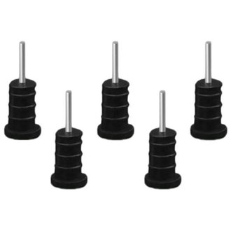 Rubber plug 3.5mm Jack 02 black