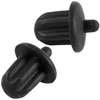 Rubber plug 6.35mm Jack 01 black — RUICHI