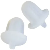 Rubber plug 6.35mm Jack 01 white — RUICHI