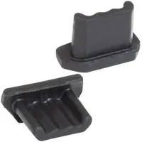 Rubber plug microUSB 02 black — RUICHI