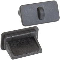 Rubber plug USB A 01 black — RUICHI