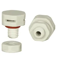 M8X1.25 PA66 WHITE — RUICHI
