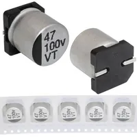 47 uF 100 V 105C 10*10.5 VT — JWCO