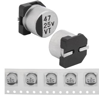 47 uF 25 V 105C 6.3*5.4 VT
