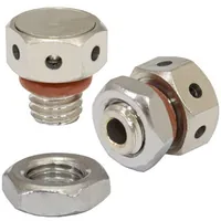 M5X0.8 Brass/Steel nut — RUICHI