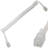 Витой кабель RJ10 (4P4C) 1м белый — RUICHI