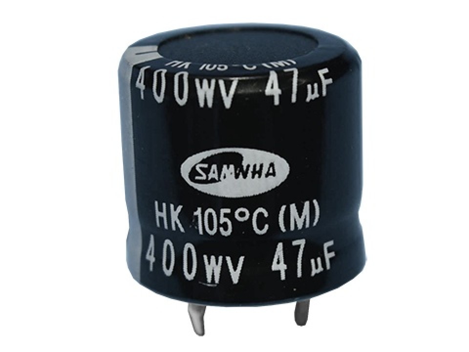 470мкф 400в 105° HК (35Х40) конденсатор SAMWHA HK2G477M35040HA (арт. 070645)