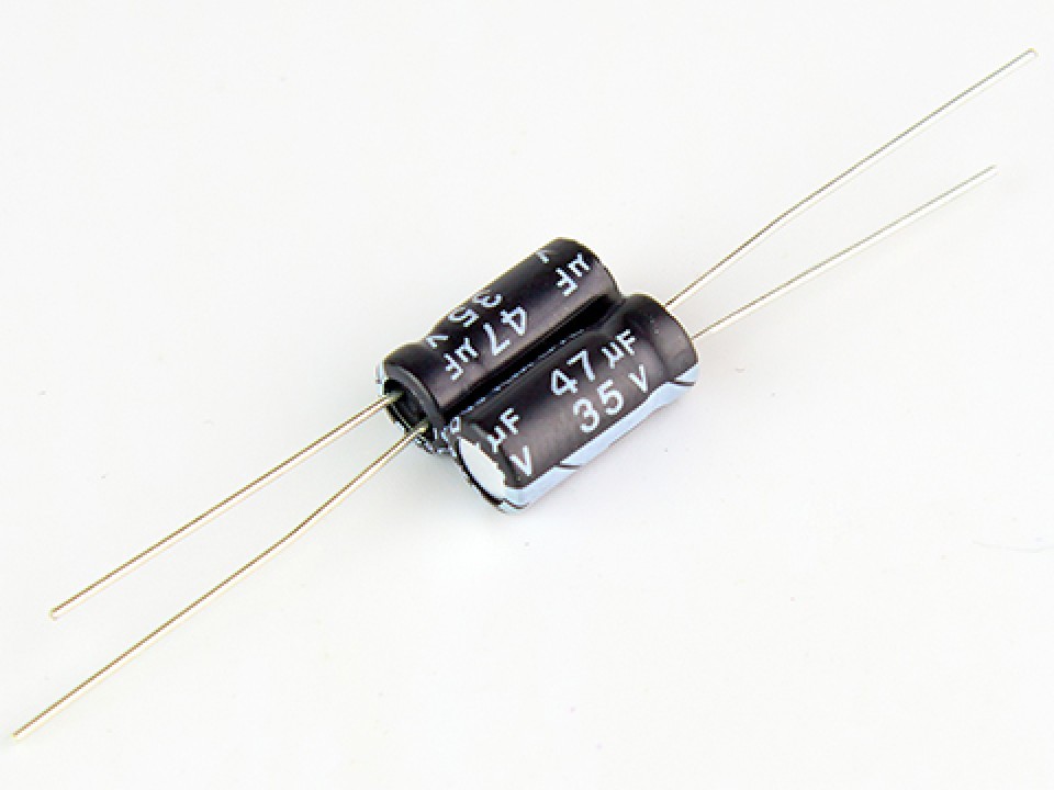 47мкф 35в 105° KM (5Х11) конденсатор JWCO KM470M1VBKJ0511EBK (арт. 284435)