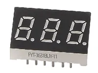 FYT-3631AD-11 3-х разрядный индикатор 9,2мм/красный, FORYARD (арт. 210993) — Foryard