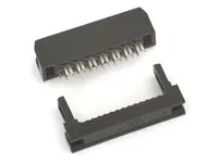 IDC2-14F (DS1017-14-N), Розетка 2.0мм на шлейф 14 pin без фиксатора кабеля CONNFLY (арт. 238580) — CONNFLY