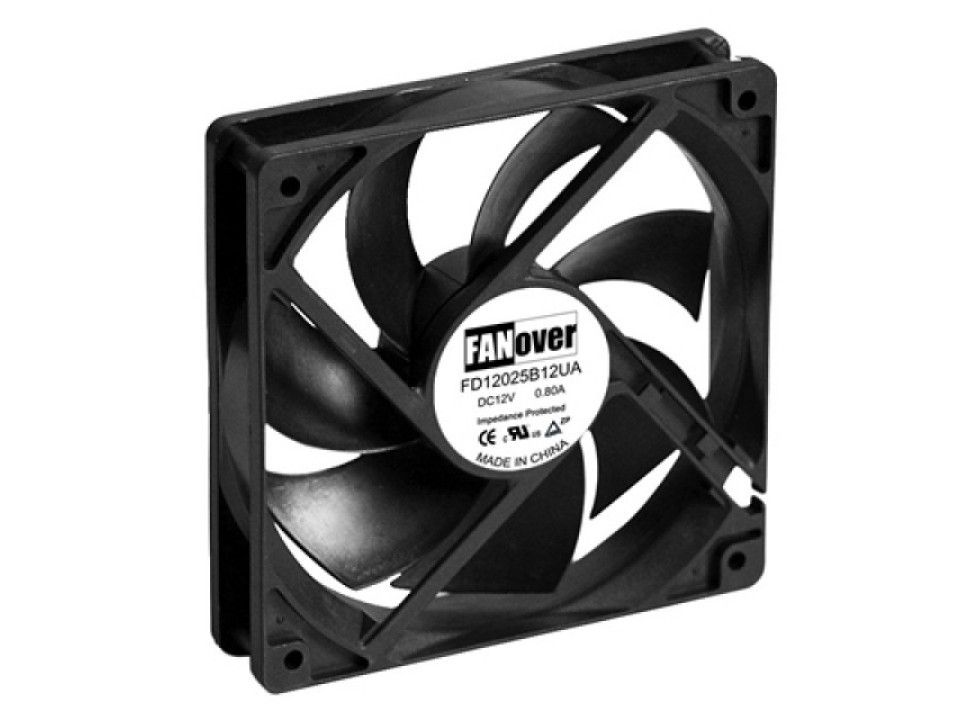 вентилятор 120х120х25мм 24В FD12025S24M2 DC (скольжения) FANOVER (арт. 211332)