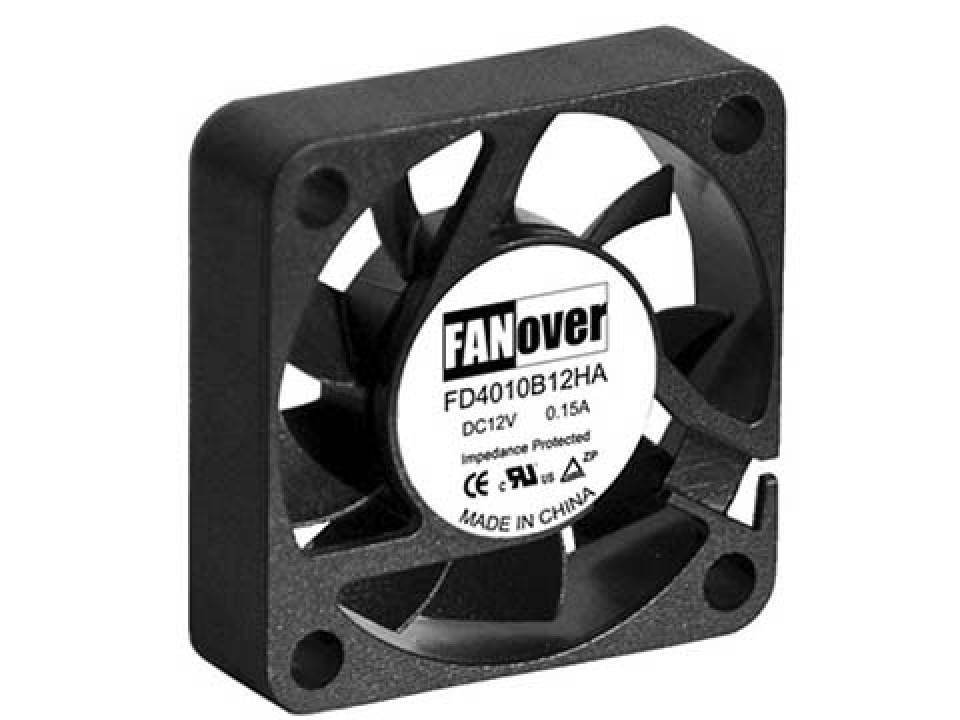 вентилятор 40х40х10мм 12В FD4010S12H2 DC (скольжения) АНАЛОГ KF0410S1H FANOVER (арт. 196564)
