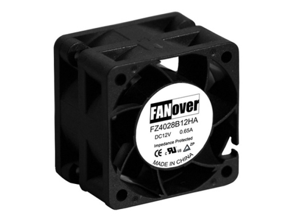 вентилятор 40х40х28мм 12В FZ4028B12M2 DC (качения) FANOVER (арт. 210880)