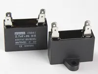 2,7мкф 450VAC 5% (37Х15Х25) CBB61-С клеммы пусковой конденсатор FARATON CBB61-С275J450V037015025 (арт. 311747) — DF