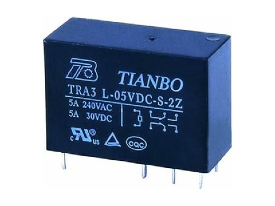 HF140FF/048-2ZWT (TRA3 D-48VDC-S-2Z) DC-5А-конт.2С реле Tianbo (арт. 026873)