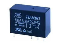 HF140FF/048-2ZWT (TRA3 D-48VDC-S-2Z) DC-5А-конт.2С реле Tianbo (арт. 026873) — TIANBO
