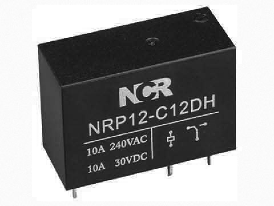 HF141FF/012-ZS (NRP12-1C-12VDC-0.54W (H)) 10А-конт.1С реле NCR (арт. 240737)