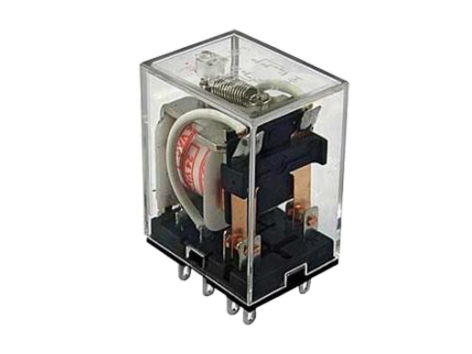 HF18FF/A220-2Z1 (HJQ-22F-220VAC-2Z) 5A-конт.2С plug-in реле Tianbo (арт. 027258)