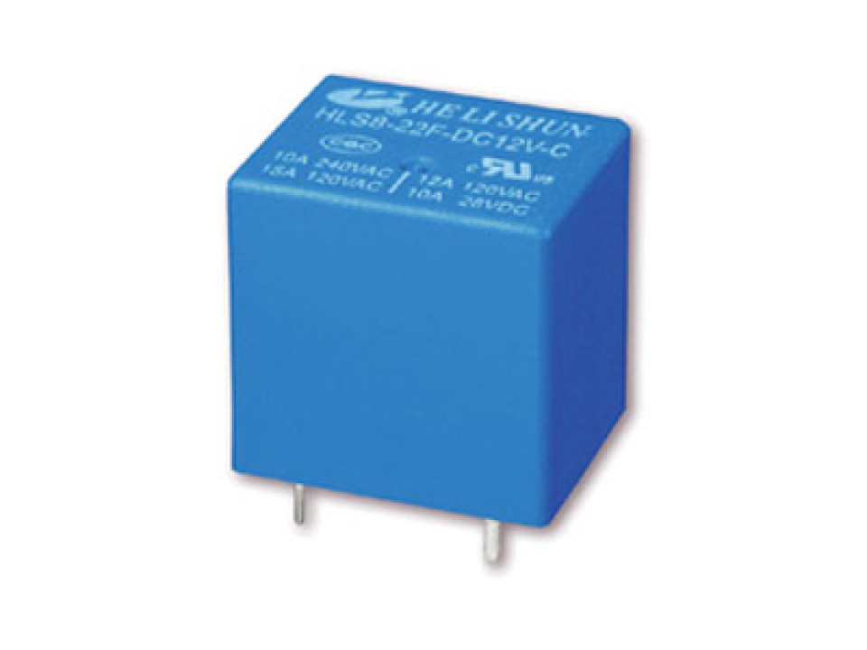 HF21FF/012-1ZS (HLS8-22F-DC12V-C) 15A-конт.1С реле Helishun (арт. 027295)