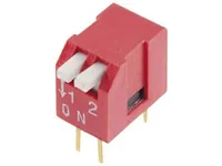 SWD3-2 (DP-02L) (DS1040-02RT) DIP 2 поз. шаг 2.54мм переключатель CONNFLY (арт. 211217) — CONNFLY