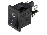 KCD2-201 (L-KLS7-007-21-C-2-BK/BK-P1) 15A,250V ON-OFF черный переключатель KLS (арт. 223451) — KLS