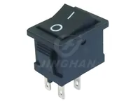 KCD2-202 (4pin) 6A,250V ON-OFF черный переключатель JH (арт. 210859) — <>