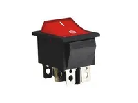 KCD2-202/N (6pin) 15A,220V ON-ON красный переключатель Daier (арт. 023506) — Daier