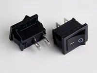 KCD1-1-101 2pin, ON-OFF черный переключатель Daier (арт. 309497) — Daier