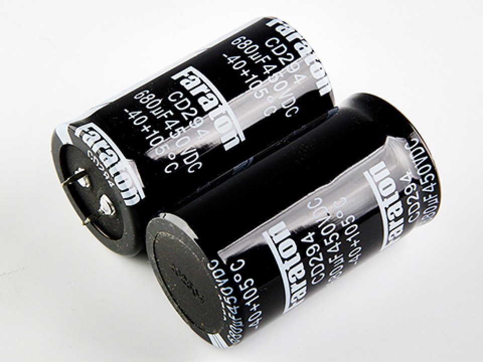 680мкф 450в 105° CD294 (35Х60) конденсатор FARATON CD294680450M3560V (арт. 329513)