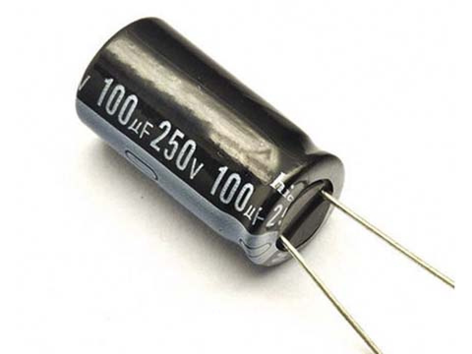 100мкф 250в 105° KL (16Х25) конденсатор BURNON KL101M2EBKJ1625VBK (арт. 107043)