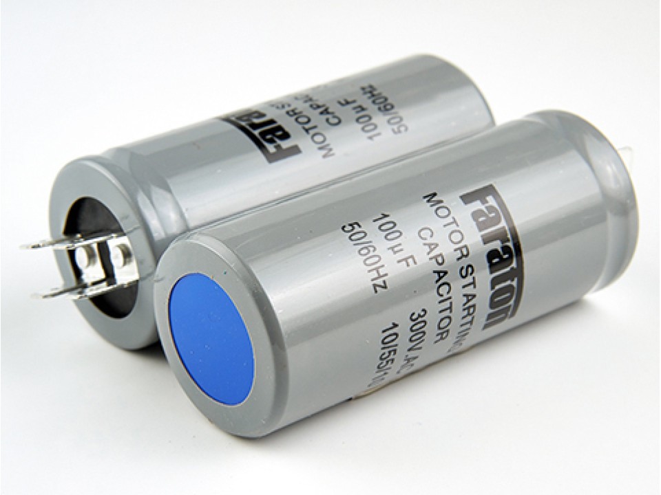 100мкф 300VAC 5% (34Х82) CD60-J клеммы пусковой конденсатор FARATON CD60-J106J300V034082 (арт. 293225)