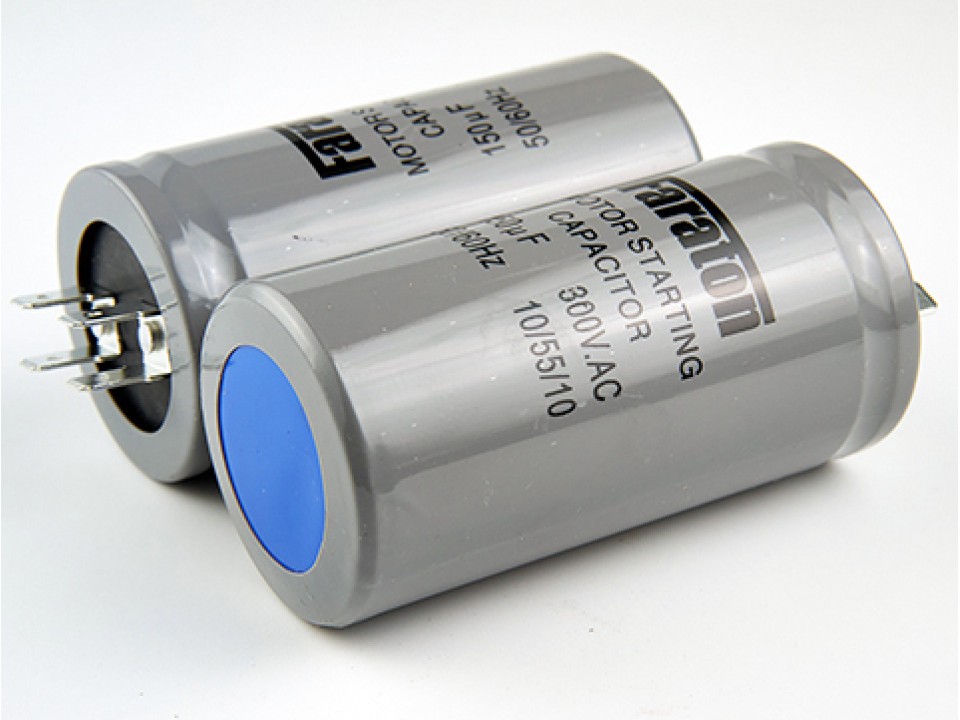 150мкф 300VAC 5% (42Х82) CD60-J клеммы пусковой конденсатор FARATON CD60-J156J300V042082 (арт. 293230)