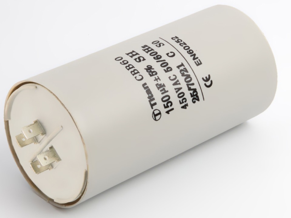 150мкф 450VAC 5% (65Х130) CBB60-A КЛЕММЫ пусковой конденсатор TITAN CBB60-A157J450V065130 (арт. 106869)