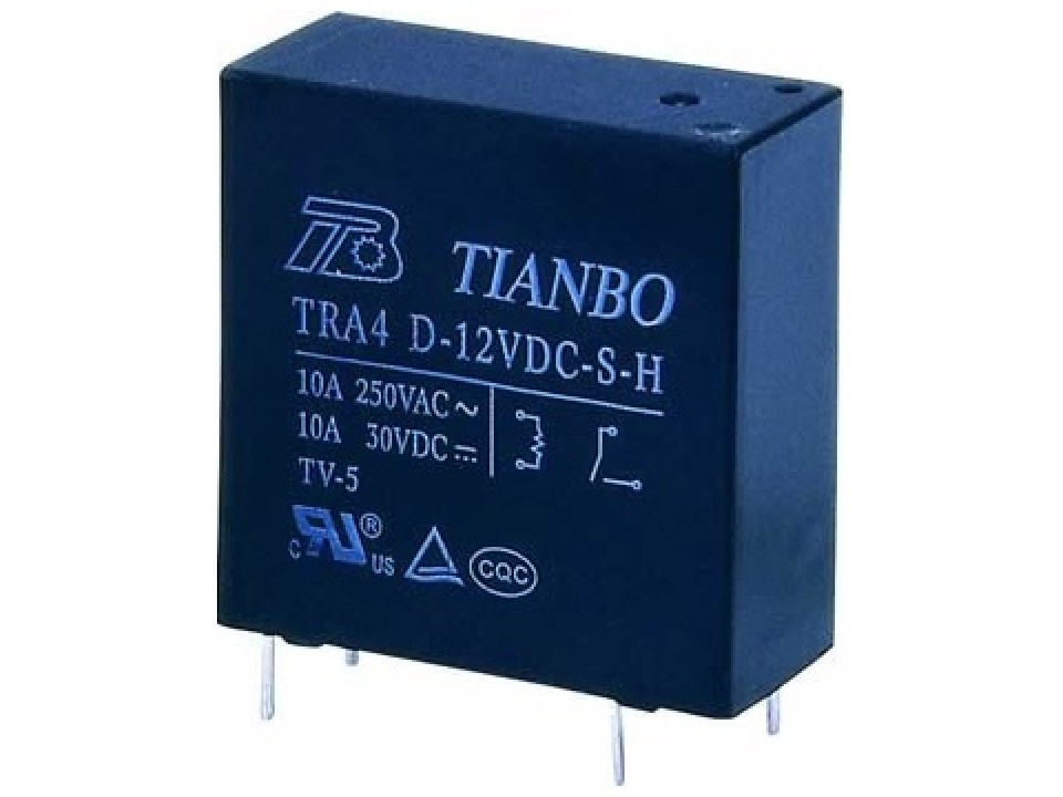 HF36FD/024-HT (TRA4 D-24VDC-S-H) 10А-конт.1А реле Tianbo (арт. 026914)