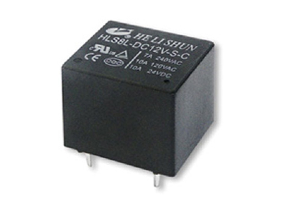 HF7FF/005-1ZT (HLS8-T73-D-DC5V-S-C) 15A-конт.1С реле Helishun (арт. 027290)