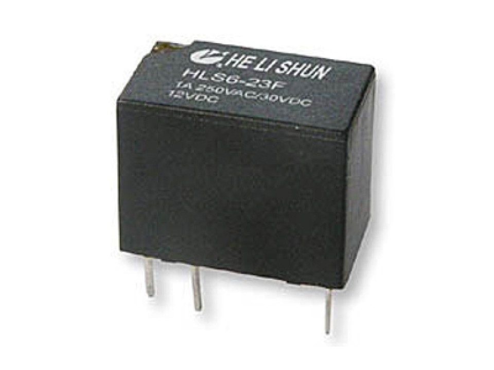 HFD23/012-1ZP (HLS6-23F-DC12V) 1A-конт.1С реле Helishun (арт. 027277)