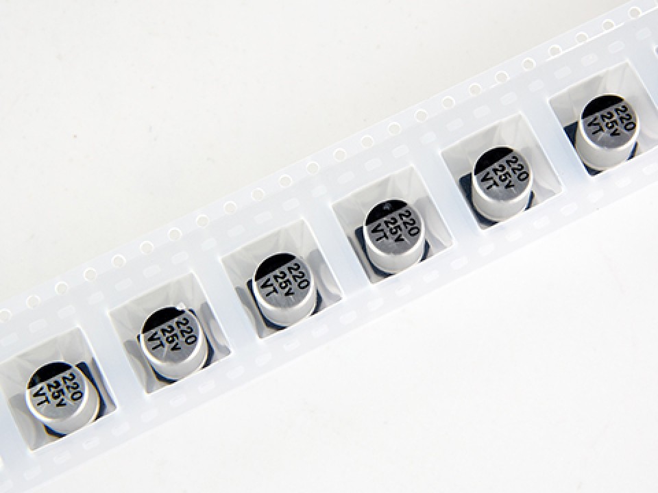 220мкф 25в VT 105° (8Х10,2) SMD конденсатор JWCO VT221M1EJBKJ0810VBK (арт. 303839)