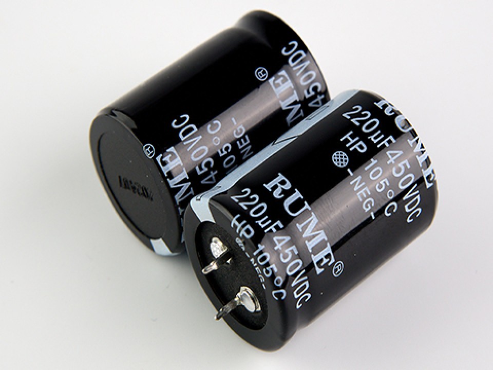 220мкф 450в 105° (30Х40) конденсатор RUME (арт. 310597)