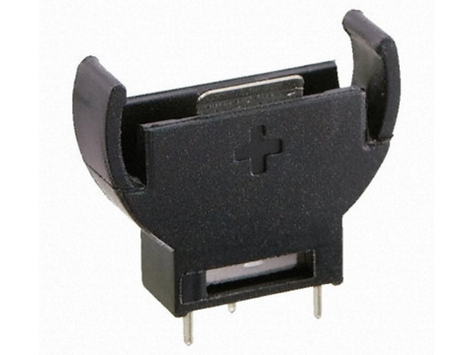 KLS5-CR2032-04, держатель для батареи CR2032 (вертикаль) KLS (арт. 020505)