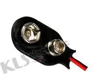 L-KLS5-BC9V-01-150, контакты 9В батареи типа "крона",провод 15см.(верт.) KLS (арт. 020500) — KLS