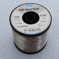 Припой Sn63Pb37 ELR 0.5мм 500гр — FELDER