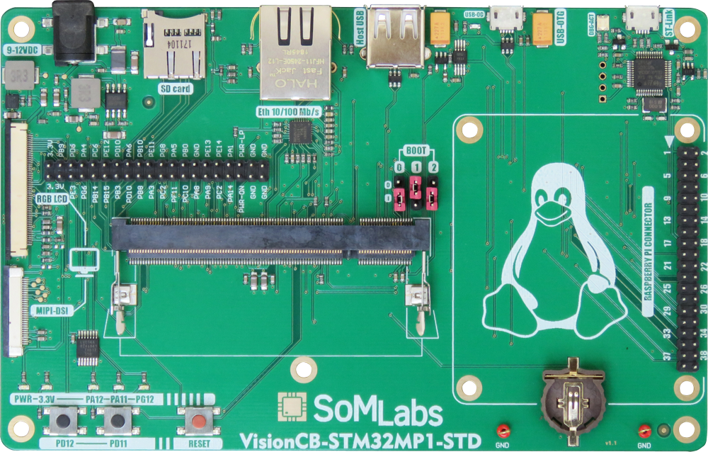 VisionCB-STM32MP1-STD v.1.1