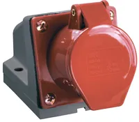 Розетка ОП 32А 380В 3P+PE+N ССИ-125 IP44 IEK PSR12-032-5 — IEK