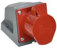 Розетка ОП 16А 380В 3P+PЕ ССИ-114 IP44 PSR12-016-4 — IEK